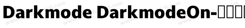 Darkmode DarkmodeOn字体转换